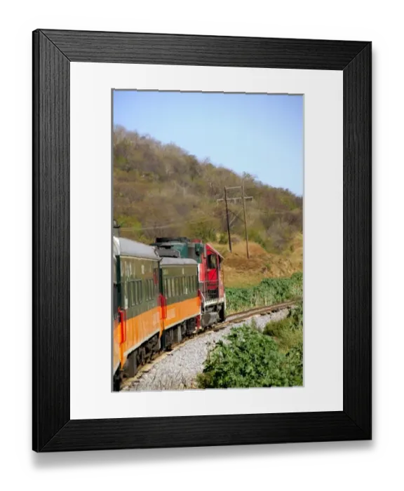 Framed Print : Mexico, Chihuahua, Copper Canyon. Views from tourist train. THIS IMAGE HAS SOME RESTRICTIONS Framed Print : Mexico, Chihuahua, Copper Canyon. Views from tourist train. THIS IMAGE HAS SOME RESTRICTIONS