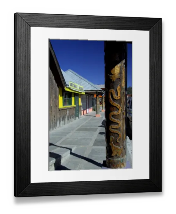 Framed Print : Mexico, Chihuahua, Copper Canyon, Creel. Tarahumara carving. THIS IMAGE HAS SOME Framed Print : Mexico, Chihuahua, Copper Canyon, Creel. Tarahumara carving. THIS IMAGE HAS SOME