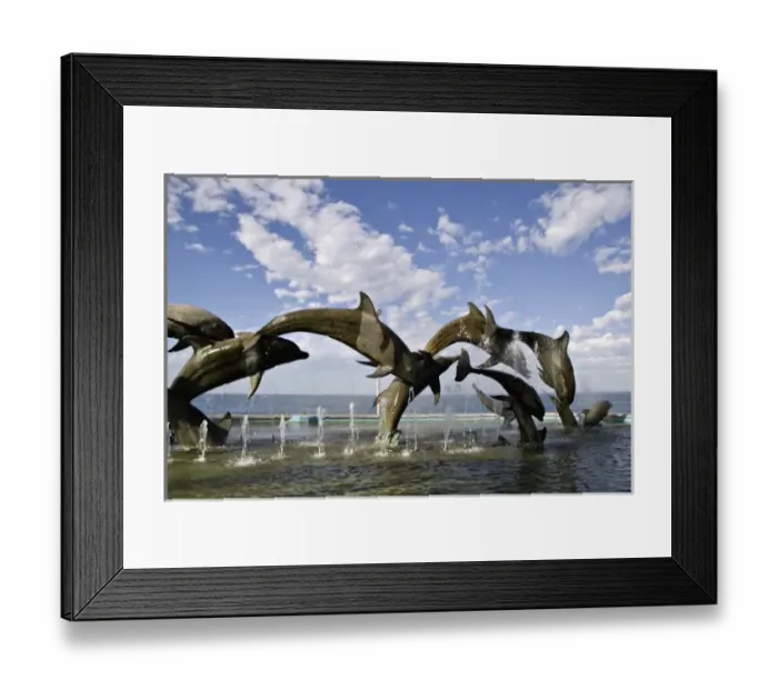 Framed Print : North America, Mexico, Mazatlan. The Continuation of Life Monument on Paseo Claussen Framed Print : North America, Mexico, Mazatlan. The Continuation of Life Monument on Paseo Claussen