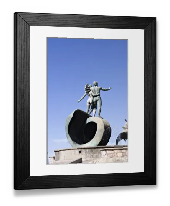 Framed Print : North America, Mexico, Mazatlan. The Continuation of Life Monument on Paseo Claussen Framed Print : North America, Mexico, Mazatlan. The Continuation of Life Monument on Paseo Claussen