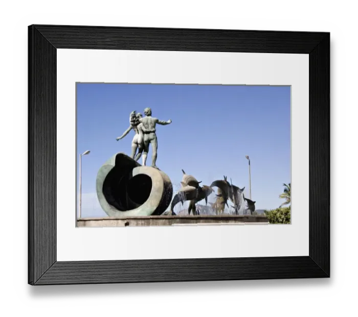 Framed Print : North America, Mexico, Mazatlan. The Continuation of Life Monument on Paseo Claussen Framed Print : North America, Mexico, Mazatlan. The Continuation of Life Monument on Paseo Claussen
