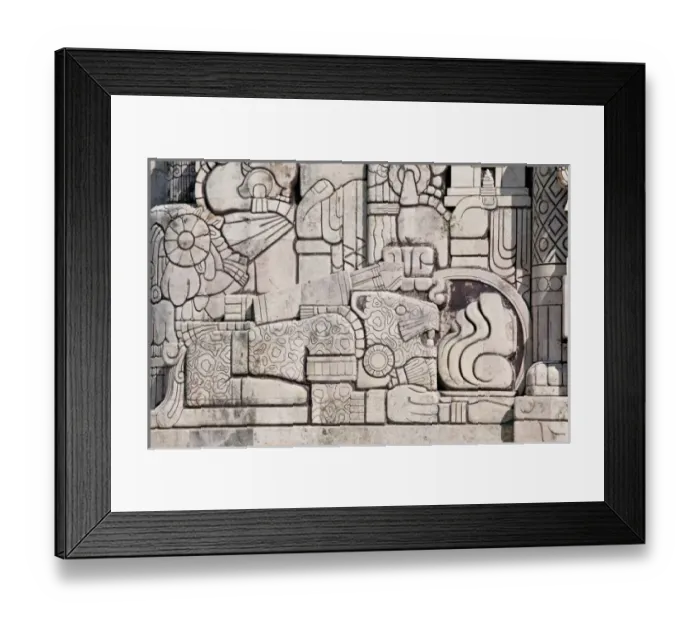 Framed Print : North America, Mexico, Yucatan, Merida. Monument to the Motherland at the head of the Paseo Montejo