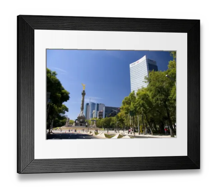Framed Print : El Angel de la Independencia in Mexico City, Mexico Framed Print : El Angel de la Independencia in Mexico City, Mexico