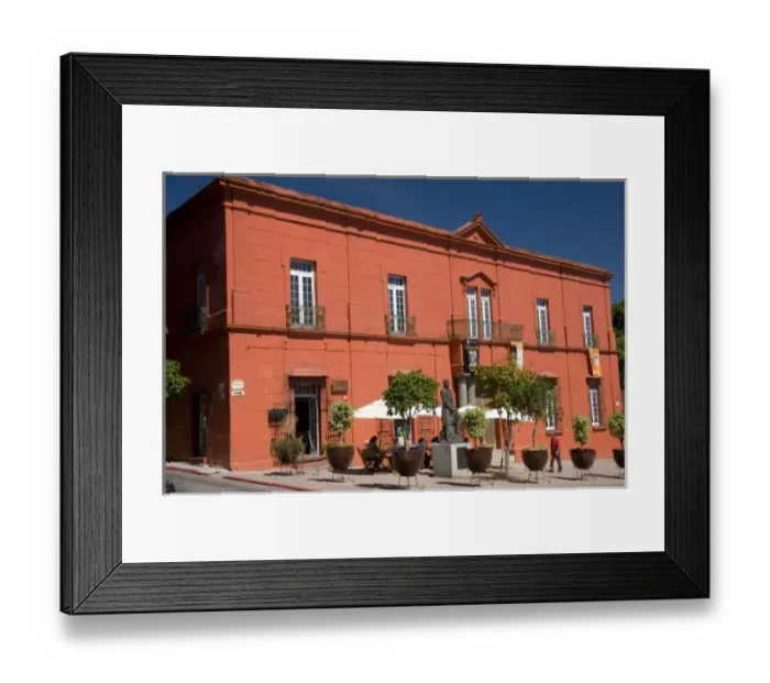 Framed Print : An old hacienda at Cuernavaca in the State of Morelos, Mexico