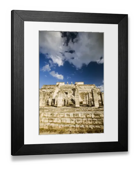 Framed Print : Mexico, Yucatan. Chichen Itza is a large pre-Columbian archaeological site built Framed Print : Mexico, Yucatan. Chichen Itza is a large pre-Columbian archaeological site built
