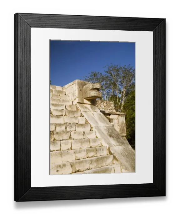 Framed Print : Mexico, Yucatan. Chichen Itza is a large pre-Columbian archaeological site built Framed Print : Mexico, Yucatan. Chichen Itza is a large pre-Columbian archaeological site built