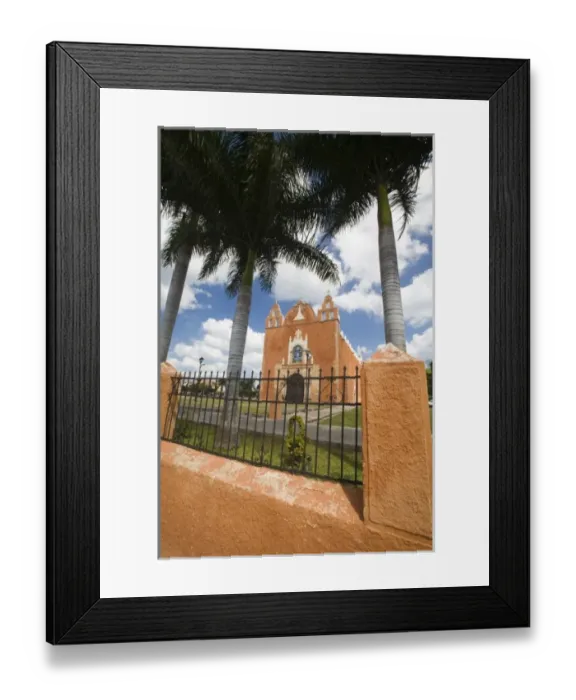Framed Print : Mexico, Yucatan Peninsula, Ticul. Ticuls San Anonio de Padua Cathedral Framed Print : Mexico, Yucatan Peninsula, Ticul. Ticuls San Anonio de Padua Cathedral