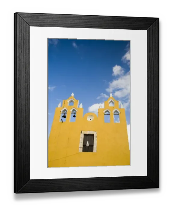 Framed Print : Mexico, Yucatan, Izamal. The Franciscan Convent of San Antonio de Padua, built by Framed Print : Mexico, Yucatan, Izamal. The Franciscan Convent of San Antonio de Padua, built by