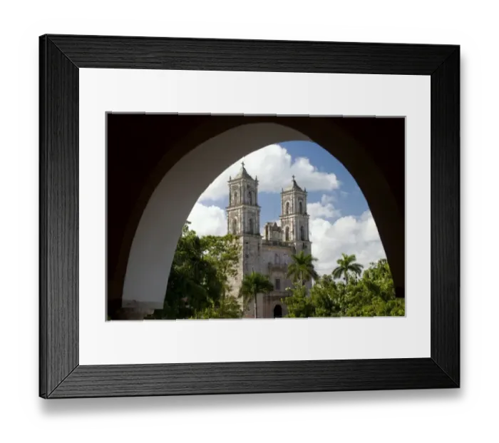 Framed Print : Mexico, Yucatan, Valladolid, La Parraquia de San Servacio church on Plaza Mayor Framed Print : Mexico, Yucatan, Valladolid, La Parraquia de San Servacio church on Plaza Mayor