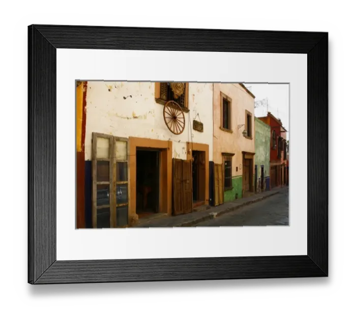 Framed Print : San Miguel de Allende, Mexico. Street scene