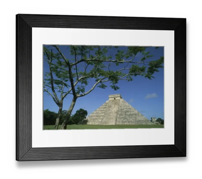 Framed Print : Mexico, Chichen Itza, Kukulcan or El Castillo Framed Print : Mexico, Chichen Itza, Kukulcan or El Castillo