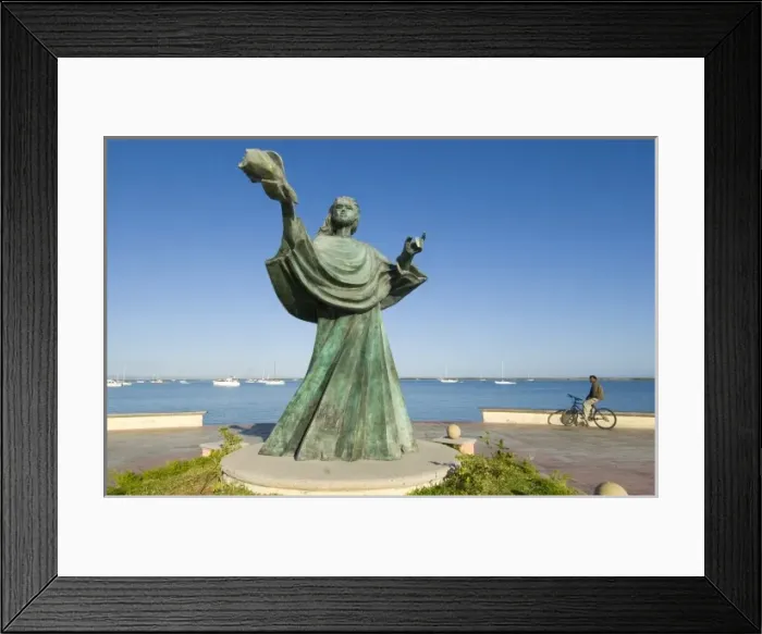 Framed Print : Mexico, Baja California, La Paz, Sculpture along waterfront Malecon Framed Print : Mexico, Baja California, La Paz, Sculpture along waterfront Malecon