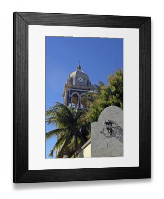 Framed Print : Americas, Mexico, Baja California Sur, Loreto. The Jesuit Mission of Our Lady of Loreto