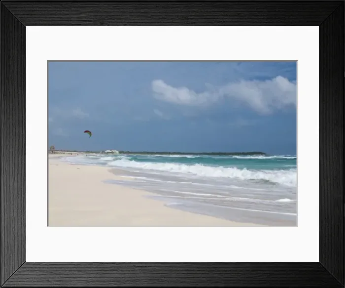 Framed Print : Mexico, Cozumel. Playa Bonita, Isla de Cozumel (Cozumel Island)
