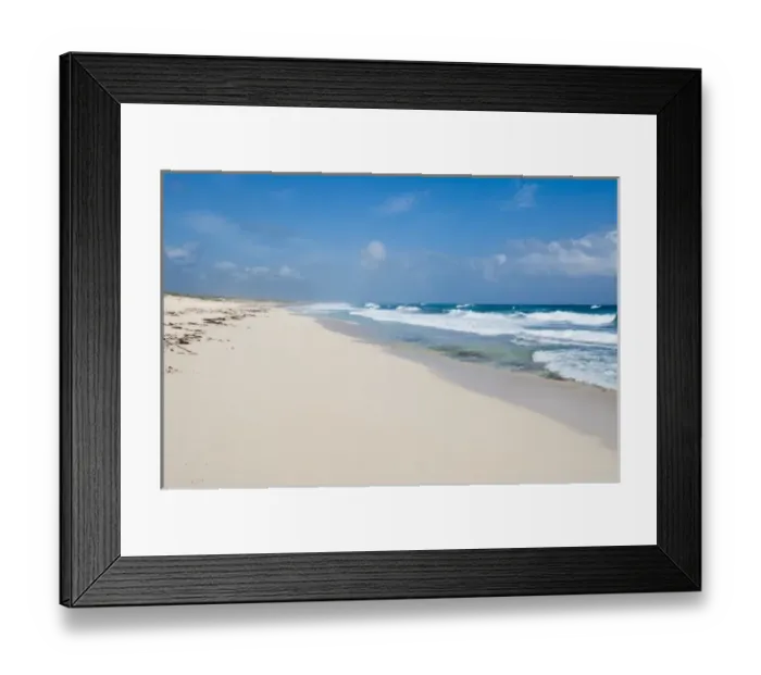 Framed Print : Mexico, Cozumel. Punta Morena beach, Isla de Cozumel (Cozumel Island)