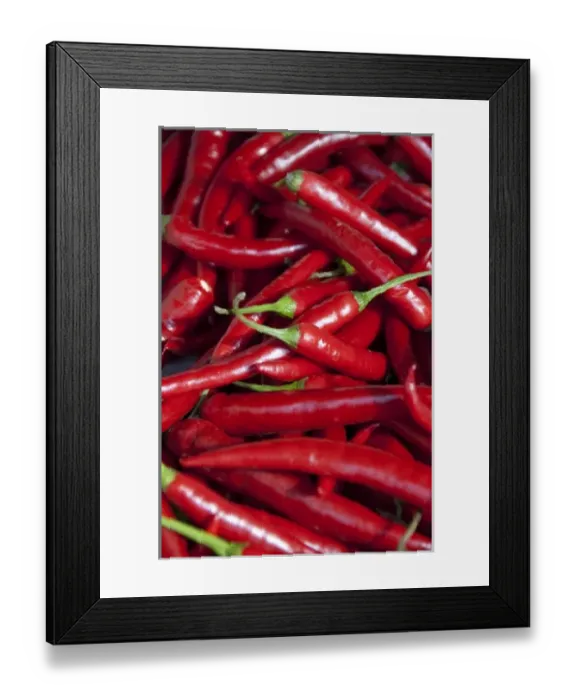 Framed Print : Germany, Bavaria, Passau. Open-air farmers market. fresh paprika Framed Print : Germany, Bavaria, Passau. Open-air farmers market. fresh paprika
