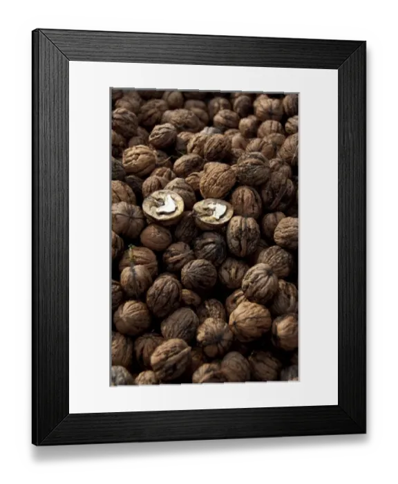Framed Print : Germany, Bavaria, Passau. Open-air farmers market, walnuts Framed Print : Germany, Bavaria, Passau. Open-air farmers market, walnuts