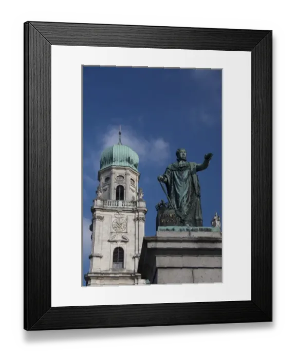 Framed Print : Germany, Bavaria, Passau. St. Stevens Cathedral, baroque exterior Framed Print : Germany, Bavaria, Passau. St. Stevens Cathedral, baroque exterior