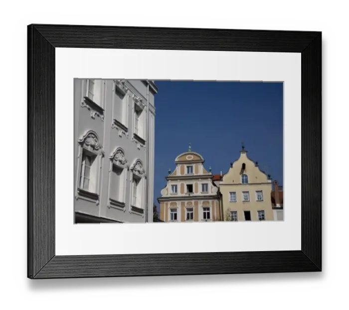 Framed Print : Germany, Bavaria, Regensburg. Typical historic architecture in downtown Regensburg Framed Print : Germany, Bavaria, Regensburg. Typical historic architecture in downtown Regensburg