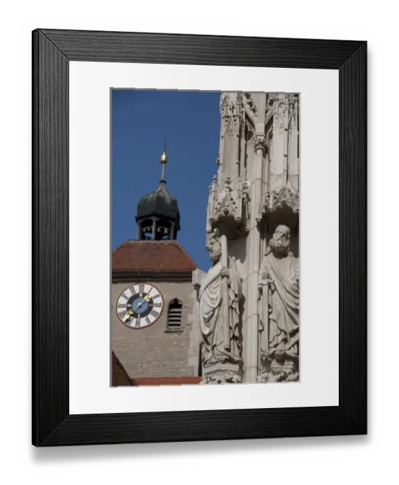 Framed Print : Germany, Bavaria, Regensburg. Gothic St. Peters Cathedral (13th - 16th century) Framed Print : Germany, Bavaria, Regensburg. Gothic St. Peters Cathedral (13th - 16th century)