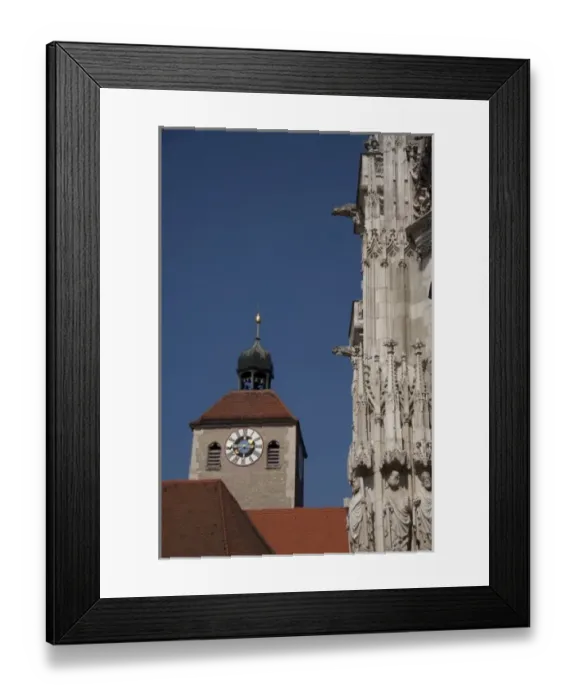 Framed Print : Germany, Bavaria, Regensburg. Gothic St. Peters Cathedral (13th - 16th century) Framed Print : Germany, Bavaria, Regensburg. Gothic St. Peters Cathedral (13th - 16th century)