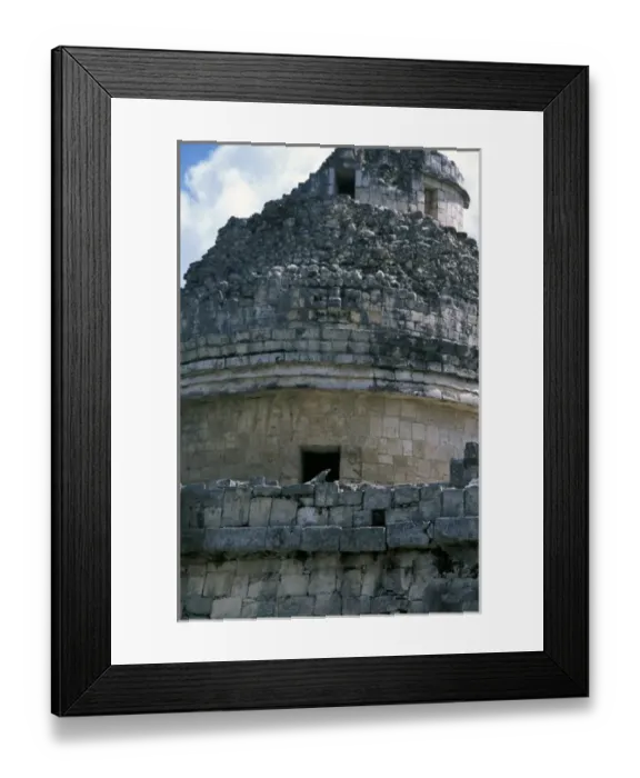 Framed Print : Central America, Mexico, Yucatan, Chichen Itza. The observatory Framed Print : Central America, Mexico, Yucatan, Chichen Itza. The observatory