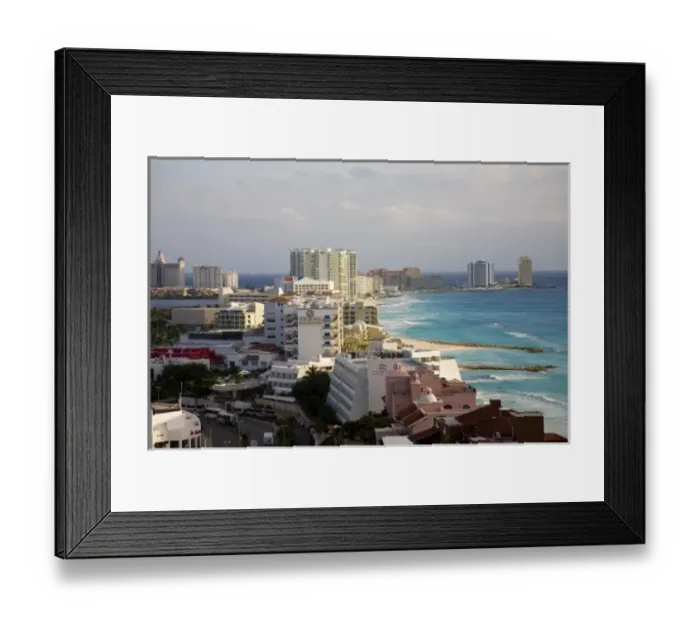 Framed Print : Mexico, Quintana Roo, Cancun, hotel zone on Isla Cancun, bordering the Caribbean Sea Framed Print : Mexico, Quintana Roo, Cancun, hotel zone on Isla Cancun, bordering the Caribbean Sea