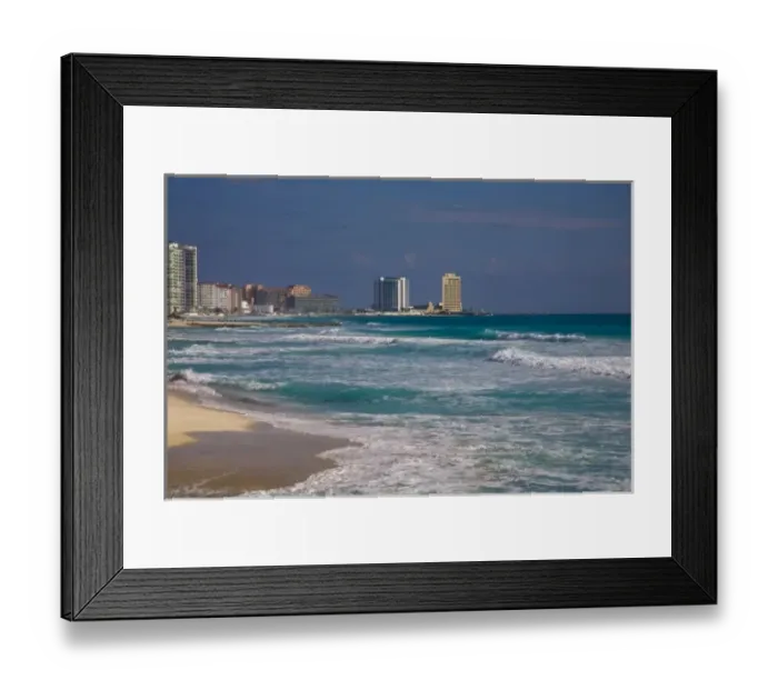 Framed Print : Mexico, Quintana Roo, Cancun, hotel zone on Isla Cancun, bordering the Caribbean Sea Framed Print : Mexico, Quintana Roo, Cancun, hotel zone on Isla Cancun, bordering the Caribbean Sea
