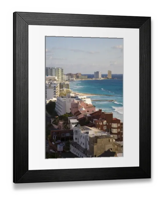 Framed Print : Mexico, Quintana Roo, Cancun, hotel zone on Isla Cancun, bordering the Caribbean Sea Framed Print : Mexico, Quintana Roo, Cancun, hotel zone on Isla Cancun, bordering the Caribbean Sea