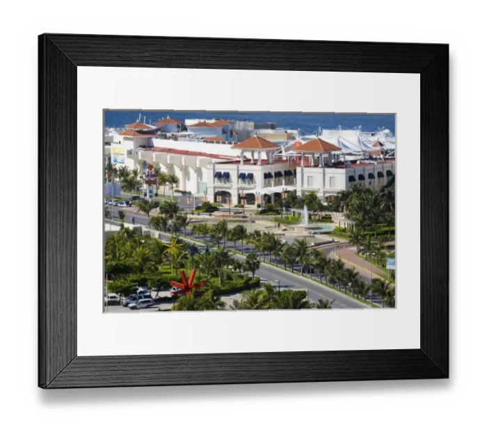 Framed Print : Mexico, Quintana Roo, Cancun, hotel zone on Isla Cancun, La Isla Shopping Village Framed Print : Mexico, Quintana Roo, Cancun, hotel zone on Isla Cancun, La Isla Shopping Village