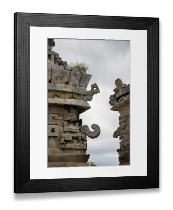 Framed Print : Mexico, Quintana Roo, Yucatan Peninsula, Chichen Itza, La Iglesia, the Church in the Las Monjas Framed Print : Mexico, Quintana Roo, Yucatan Peninsula, Chichen Itza, La Iglesia, the Church in the Las Monjas