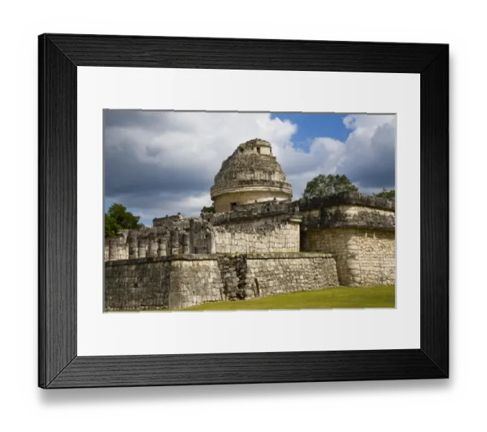 Framed Print : Mexico, Quintana Roo, near Cancun, Chichen-Itza, El Caracol (the Snail) an astonomy Observatory Framed Print : Mexico, Quintana Roo, near Cancun, Chichen-Itza, El Caracol (the Snail) an astonomy Observatory