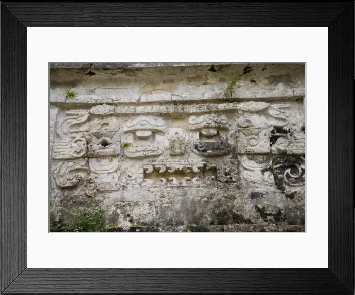 Framed Print : Mexico, Quintana Roo, Yucatan Peninsula, Chichen Itza, La Iglesia, the Church in the Las Monjas Framed Print : Mexico, Quintana Roo, Yucatan Peninsula, Chichen Itza, La Iglesia, the Church in the Las Monjas