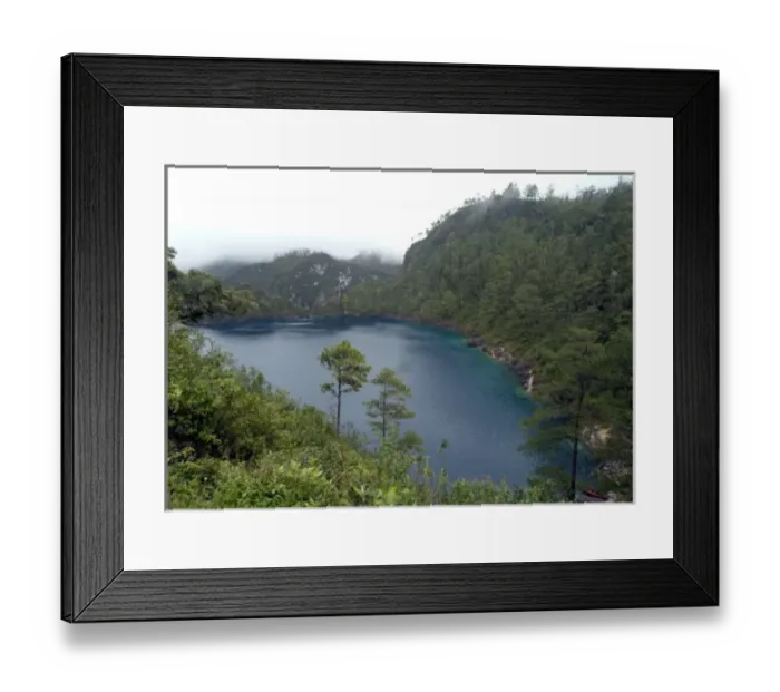 Framed Print : Lagunas de Montebello National Park, in Chiapas, Mexico Framed Print : Lagunas de Montebello National Park, in Chiapas, Mexico