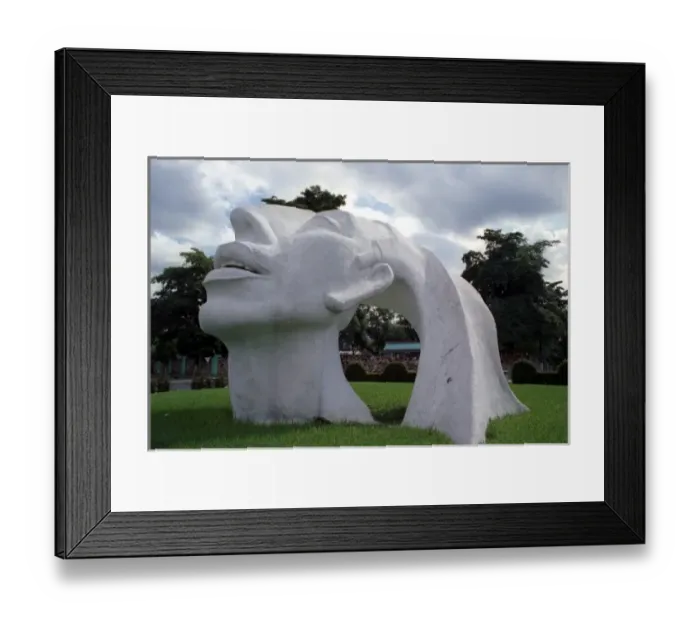 Framed Print : Mexico, Chiapas, Statue of Mayan head Framed Print : Mexico, Chiapas, Statue of Mayan head