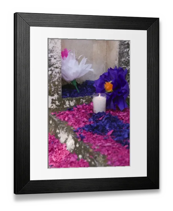 Framed Print : Graveyard decorations for the Day of the Dead celebration, San Miguel de Allende Framed Print : Graveyard decorations for the Day of the Dead celebration, San Miguel de Allende