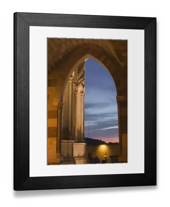 Framed Print : Central church at dusk, San Miguel de Allende, State of Guanajuato, Mexico