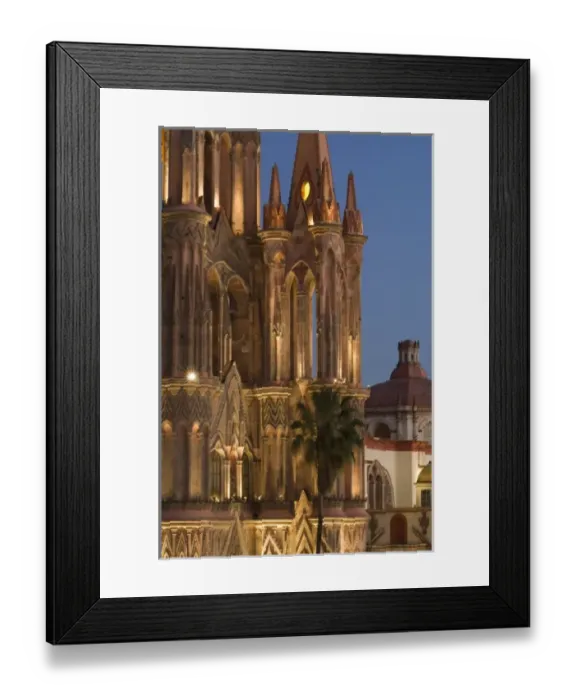 Framed Print : Evening view of San Miguel de Allende, State of Guanajuato, Mexico Framed Print : Evening view of San Miguel de Allende, State of Guanajuato, Mexico