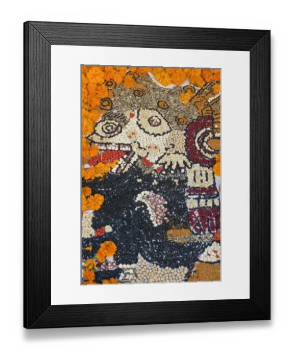 Framed Print : Mexico, Guanajuato, San Miguel de Allende, Day of the Dead Decoration Framed Print : Mexico, Guanajuato, San Miguel de Allende, Day of the Dead Decoration