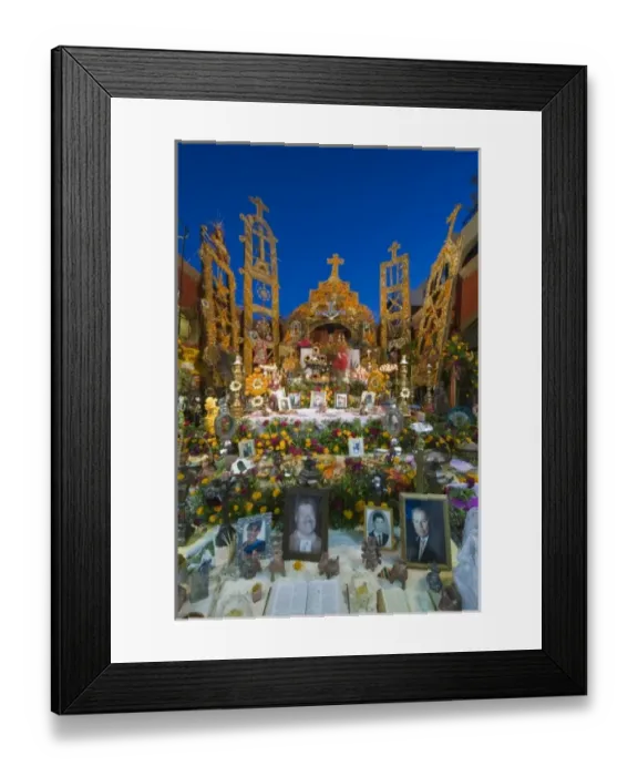 Framed Print : Mexico, Guanajuato, San Miguel de Allende, Day of the Dead Altar Framed Print : Mexico, Guanajuato, San Miguel de Allende, Day of the Dead Altar