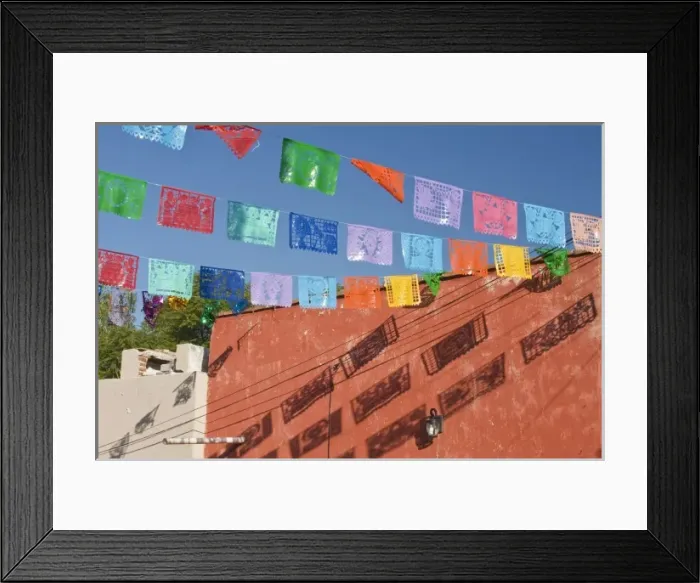 Framed Print : Mexico, Guanajuato, San Miguel de Allende, Day of the Dead Decorations