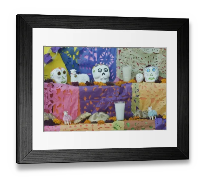 Framed Print : Mexico, Guanajuato, San Miguel de Allende, Day of the Dead Altar Framed Print : Mexico, Guanajuato, San Miguel de Allende, Day of the Dead Altar