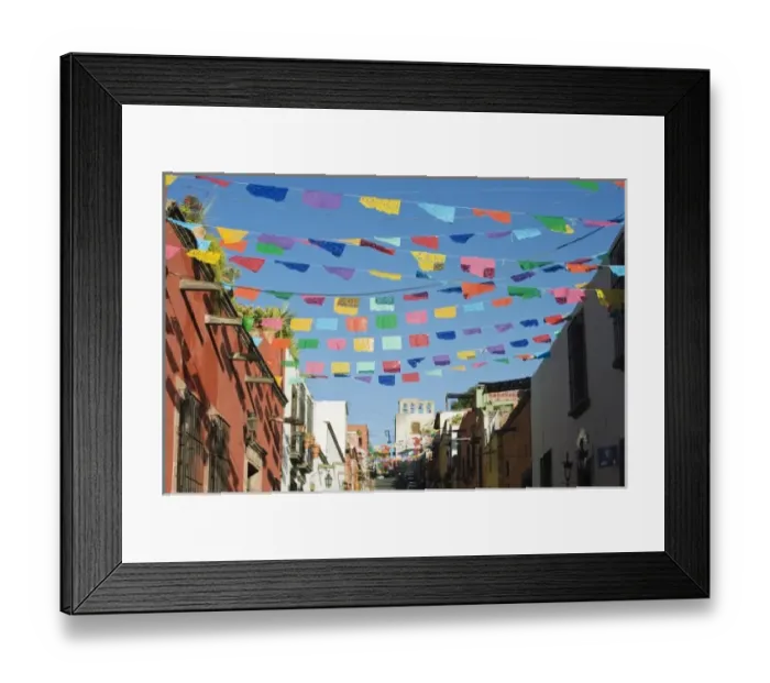 Framed Print : Mexico, Guanajuato, San Miguel de Allende, Day of the Dead Decorations Framed Print : Mexico, Guanajuato, San Miguel de Allende, Day of the Dead Decorations