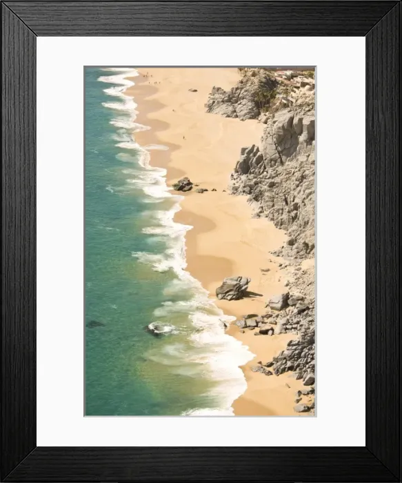 Framed Print : Aerial view of Cabo San Lucas from ultralight aircraft, Baja California, Mexico (RF) Framed Print : Aerial view of Cabo San Lucas from ultralight aircraft, Baja California, Mexico (RF)
