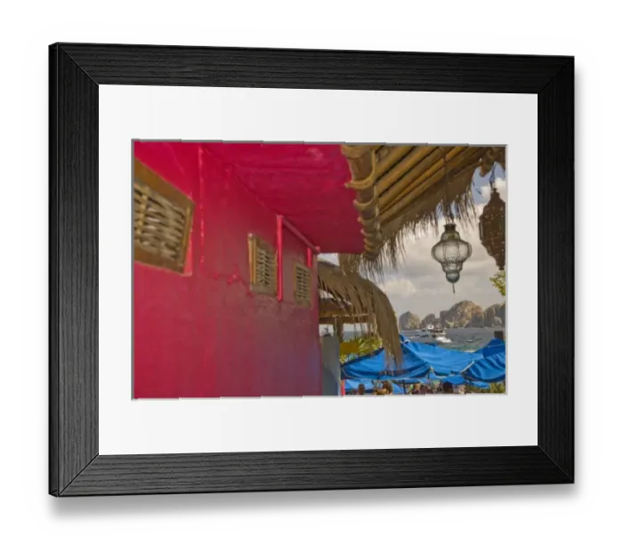Framed Print : Medano Beach overlooking Lands End, Cabo San Lucas, Baja California, Mexico (RF)