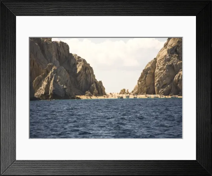 Framed Print : Lovers Beach near The Arch, Cabo San Lucas, Baja California, Mexico (RF) Framed Print : Lovers Beach near The Arch, Cabo San Lucas, Baja California, Mexico (RF)