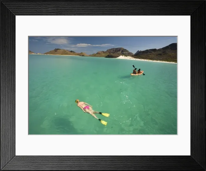 Framed Print : Hispanic Couple at Balandra Bay Beach near La Paz, Baja California, Mexico. (MR) Framed Print : Hispanic Couple at Balandra Bay Beach near La Paz, Baja California, Mexico. (MR)