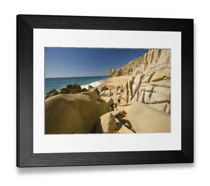 Framed Print : Pacific Beach (Divorce Beach), Lands End, Cabo San Lucas, Baja California, Mexico