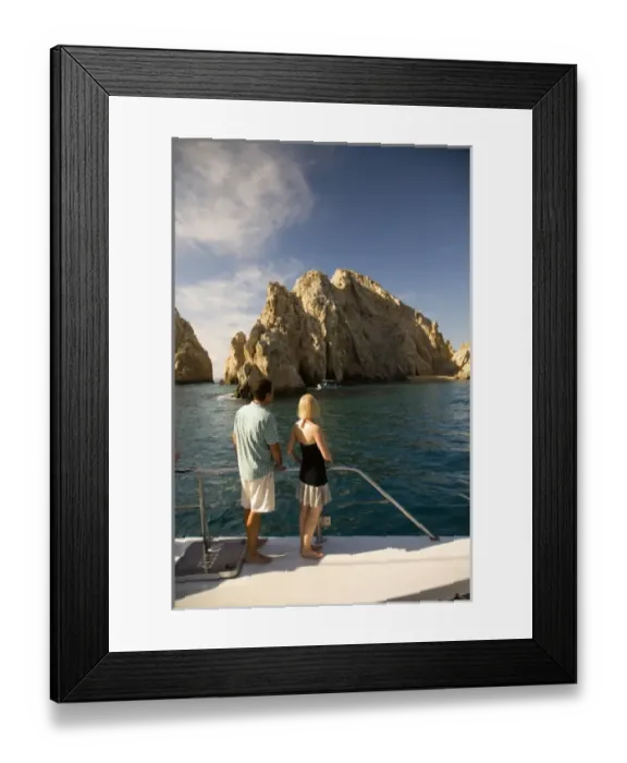 Framed Print : Snorkel tour, Lands End, near Cabo San Lucas, Baja California, Mexico. (MR)