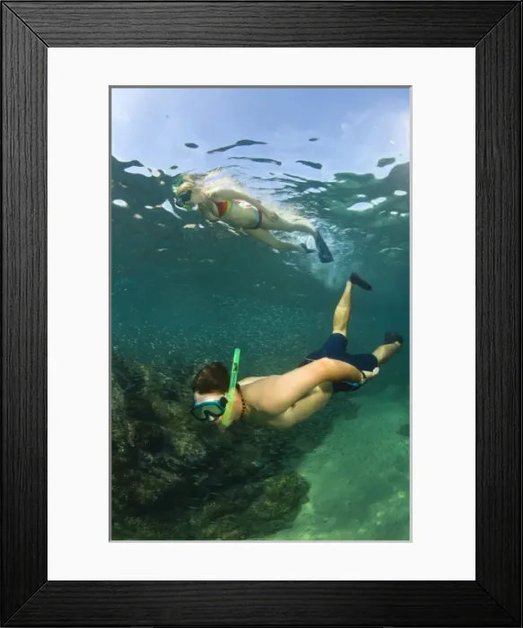 Framed Print : Snorkelers, Cheleno Bay Snorkel Tour, Marine Preserve, aboard Tropicat, near Cabo San Lucas area Framed Print : Snorkelers, Cheleno Bay Snorkel Tour, Marine Preserve, aboard Tropicat, near Cabo San Lucas area